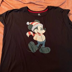 Mickey Mouse Sequined Holiday Tee for Women
